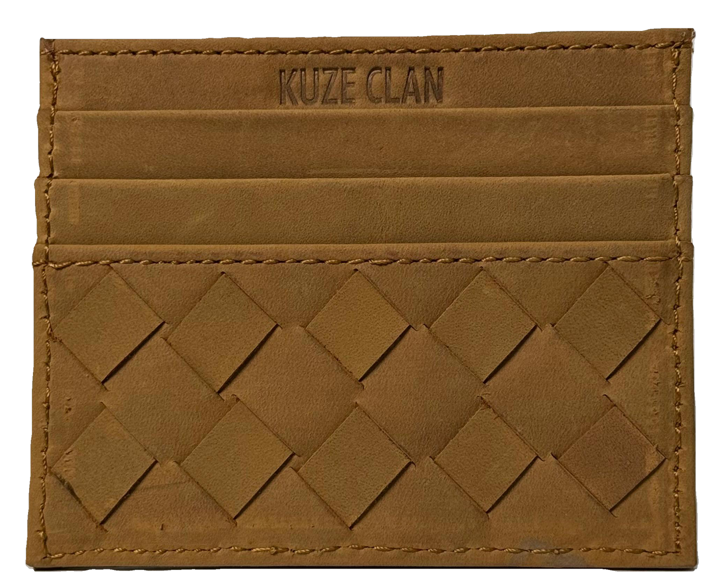 KUZE CLAN Premium Nappa Leather Card Holder Wallet (Crazy Horse)